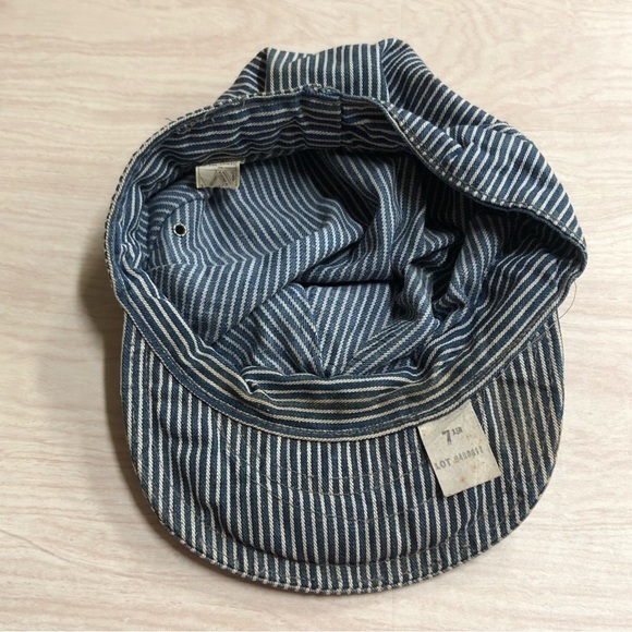 VTG Red Rock Big Smith East Broad Top Railroad Hat Engineer Conductor Train WORN - Picture 2 of 6